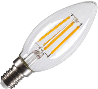 SLV SLV Leuchtmittel LED-lamp 4.2W 380lm 2700K E14