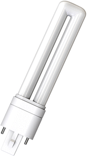 Bailey LED PL Glass LED-lamp 3W 330lm 3000K G23 foto 1