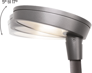 SG Lighting Circled LED Straat- en pleinverlichtingsarm. 23W 3120lm 4000K foto 1