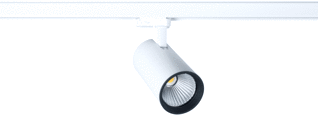 Prolumia LED Pro-Rio Tracklight LED Schijnwerper 26W 2400lm 2700K PRO-RIO D WT 3K RA9040