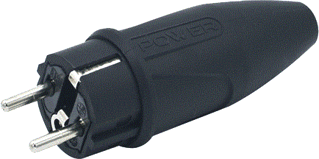 Power SOLID Geaarde stekker