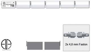 ELP LED Batterij, oplaadbaar