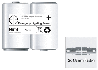 ELP ELP LED Batterij, oplaadbaar