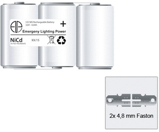 ELP LED Batterij, oplaadbaar