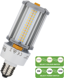 Bailey LED Corn LED-lamp 9-18W 1000-2350lm 2200-4000K E27 foto 1