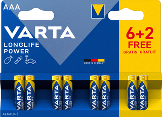 Varta Longlife Power LED Batterij, niet oplaadbaar