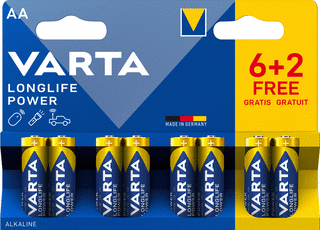 Varta Longlife Power LED Batterij, niet oplaadbaar