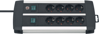 Brennenstuhl Premium-Alu-Line Contactdooscombinatie foto 1