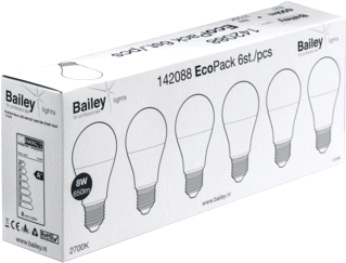 Bailey EcoPack LED-lamp 8W 720lm 4000K E27