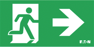 Eaton Blessing GuideLED LED Noodverlichting pictogram