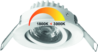 Megaman RICO LED Inbouwspot 10W 500lm 1800-3000K foto 1