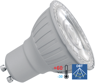Megaman LED-lamp 5.3W 550lm 2800K GU10