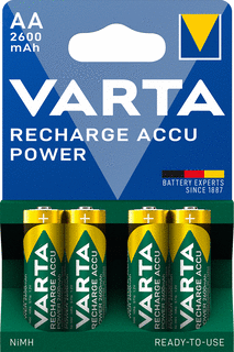 Varta Recharge Accu Power LED Batterij, oplaadbaar