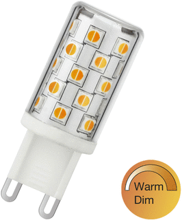 Bailey LED-lamp 4W 360lm 2000-3000K G9