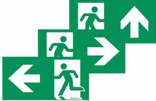Eaton Blessing Eaton Blessing Euro X LED LED Noodverlichting pictogram
