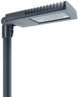 Performance in lighting Performance in lighting THEOS GLASS LED Straat- en pleinverlichtingsarm. 104W 14523lm