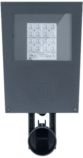 Performance in lighting Performance in lighting THEOS GLASS LED Straat- en pleinverlichtingsarm. 19W 2586lm 3000K