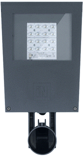 Performance in lighting THEOS GLASS LED Straat- en pleinverlichtingsarm. 35W 4903lm 3000K foto 1