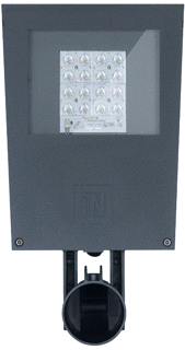 Performance in lighting THEOS GLASS LED Straat- en pleinverlichtingsarm. 35W 5064lm 4000K foto 1