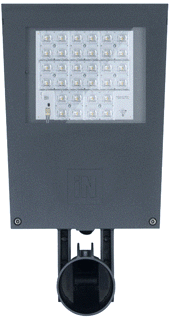 Performance in lighting Performance in lighting THEOS GLASS LED Straat- en pleinverlichtingsarm. 46W 6369lm 3000K