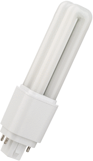 Bailey LED PL Glass LED-lamp 5W 680lm 3000K G24q foto 1