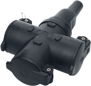 Kalthoff 353 LED Koppelcontactstop (geaard) foto 1