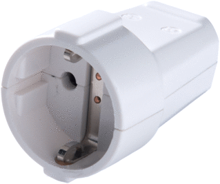 Martin Kaiser 634 LED Koppelcontactstop (geaard)