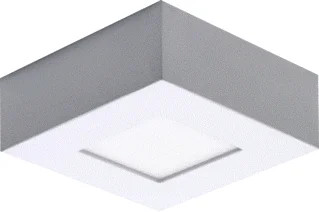 Prolumia LED Pro-Ceiling LED Plafond- en wandarmatuur 8W 450lm 3000K PRO-C OPB 3000K WT DM foto 1