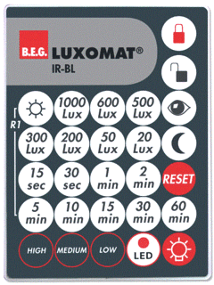 BEG BEG Luxomat Toebeh./onderdelen bewegingssensor