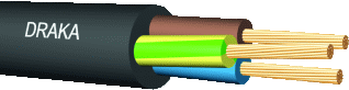 Draka RWPK Voedingskabel tot 1 kV beweegbaar