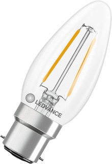 Ledvance LED-lamp 1.8W 250lm 2700K B22d CLB25 B22
