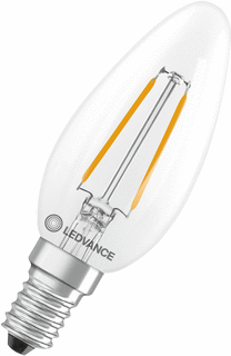 Ledvance LED-lamp 1.8W 250lm 2700K E14 CLB25 E14 CL foto 1