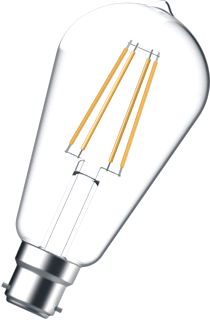 Tungsram LED-lamp 10W 1350lm 2700K B22d FIL ST64 B22D CL