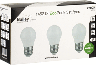 Bailey LED-lamp 5.5W 470lm 2700K E27