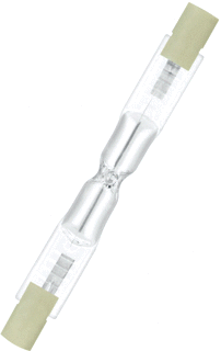 Osram Haloline Hoogvolt halogeenlamp z reflector 80W 2900K R7s foto 1