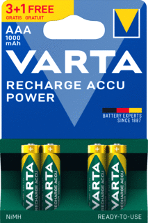 Varta Varta Recharge Accu Power LED Batterij, oplaadbaar