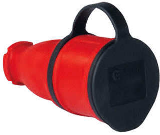 Power Power SOLID LED Koppelcontactstop (geaard)