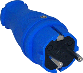 Power SOLID Geaarde stekker