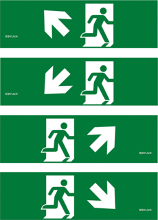ESYLUX ESYLUX LED Noodverlichting pictogram