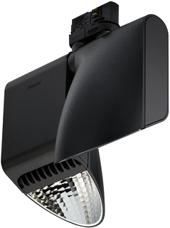 Philips StoreFlow LED Railspot 77W 9800lm 4000K ST762T DIA BK