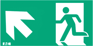 Eaton Blessing Eaton Blessing CrystalWay LED Noodverlichting pictogram