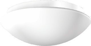 RZB Flat Polymero IP44 PMMA LED Plafond- en wandarmatuur 12W 1250lm 4000K foto 1