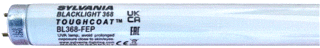 Sylvania Blacklight Toughcoat UV-lamp 18W G13