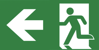 Van Lien Alulux LED Noodverlichting pictogram