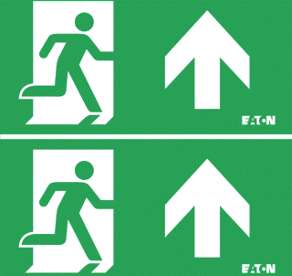 Eaton Blessing NexiTech LED Noodverlichting pictogram