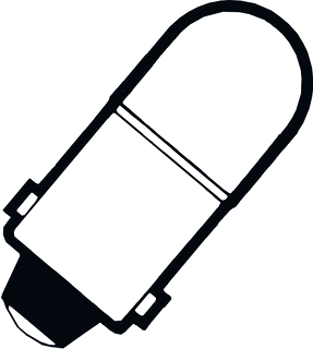 Orbitec Orbitec Miniatuur Bayonet lamp Indicatie- en signaleringslamp 1.2W BA9s