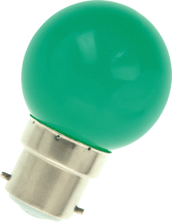 Bailey Party Bulb LED-lamp 1W 30lm B22d B22D G45 230V GRN