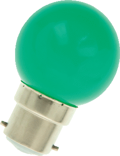 Bailey Party Bulb LED-lamp 1W 30lm B22d B22D G45 230V GRN