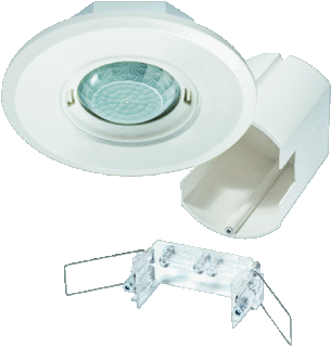 ESYLUX Flat Round LED Bewegingsschakelaar (compleet) foto 1