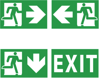 Disano Safety LED Noodverlichting pictogram
